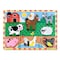 Melissa & Doug Farm Animals Chunky Puzzle, 9in x 12in, 8 Pieces 3723 - alternate 1